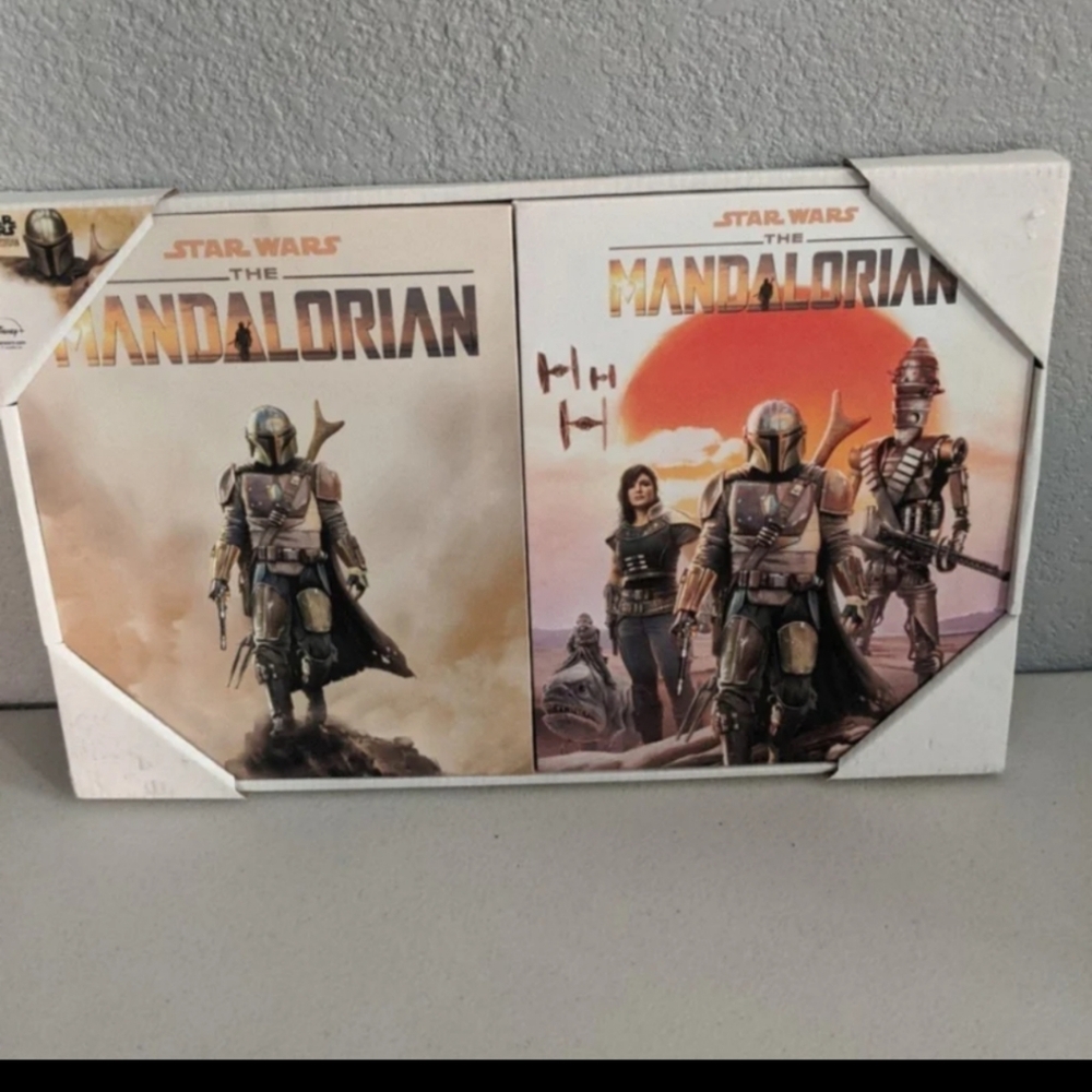 Disney Star Wars Mandalorian Art Prints Portrait Geek Preppy Culture Gift Idea